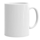 11oz White Ceramic Mug